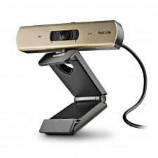 NGS XPRESSCAM 4000 cámara web 12 MP 3840 x 2160 Pixeles USB 2.0 Negro, Oro