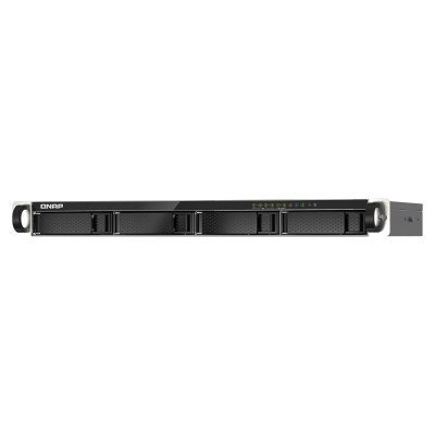 QNAP TS-435XeU - Servidor NAS - montaje en bastidor - SATA 6Gb/s - RAID 0, 1, 5, 6, 10, JBOD - RAM 4 GB - 2.5 Gigabit Ethernet / 10 Gigabit Ethernet - iSCSI soporta - 1U