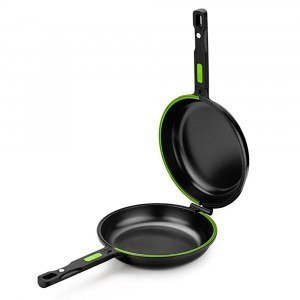 Sartén doble para tortillas Bra DUPLA, ref. A121466, 20 cm, Prior