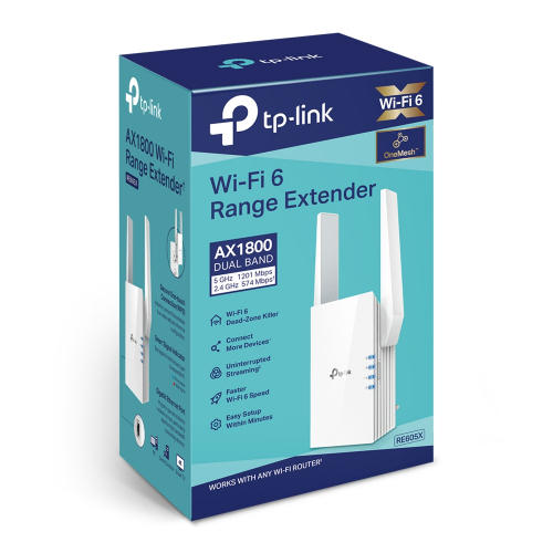 TP-Link RE605X Repetidor WiFi 6 Doble Banda AX1800