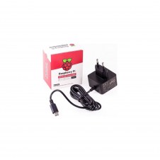 Raspberry Pi RPI PS 15W BK EU adaptador e inversor de corriente Interior 15,3 W Negro