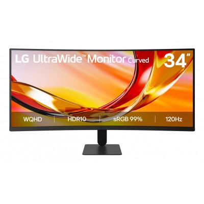 MONITOR LG, 34, 34U650A-B, 86,4 CM, 3440 X 1440 PIXELES, WIDE QUAD HD, LCD, 5 MS, NEGRO