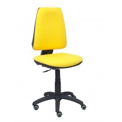 Silla Elche CP bali amarillo ruedas de parqué