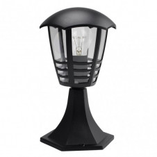 Sobremuro Exterior Aluminio Alnilan 1xe27 Negro 30x16x16 Cm Ip44