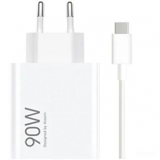 Cargador de Pared GaN Xiaomi 90W HyperCharge Combo (Type-A)/ 1xUSB + Cable USB Tipo-C/ 90W