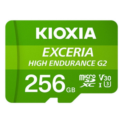 Tarjeta memoria micro sd kioxia 256gb exceria high endurance g2 uhs - i c10