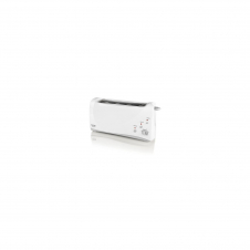 TOSTADOR DE PAN HAEGER BULGARI 1000W RECALENTADO DESCONGELADO BLANCO TO-100.008A