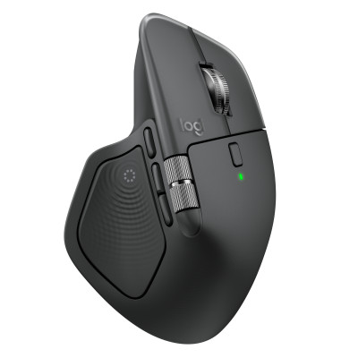 Logitech 910-007562 MX Master 4 Ratón Láser Inalámbrico Diestro Grafito 8000 DPI