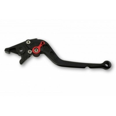 LSL Classic L12 Long Clutch Lever Black/Red 200-L12SWRT