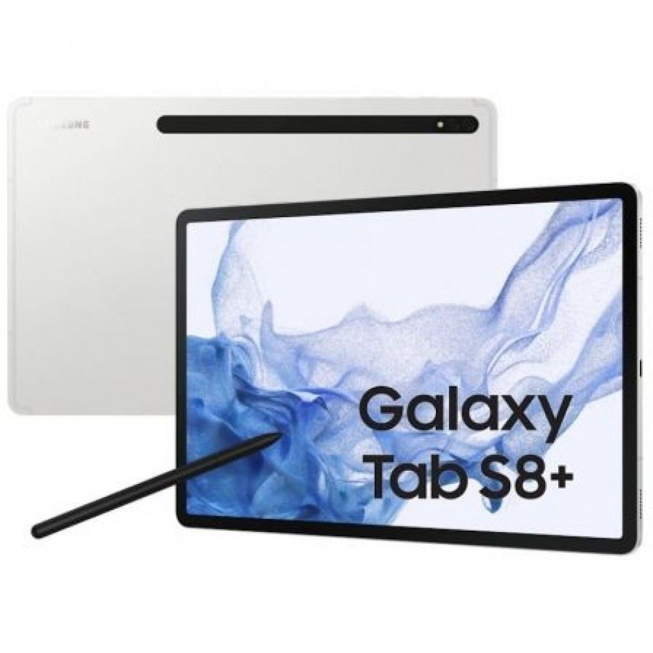 Tablet Samsung Galaxy Tab S8+ 12.4/ 8GB/ 128GB/ Octacore/ Plata