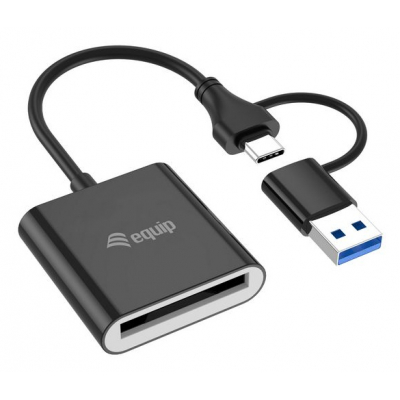 245461 lector de tarjeta USB 3.2 Gen 2 (3.1 Gen 2) Type-C Negro