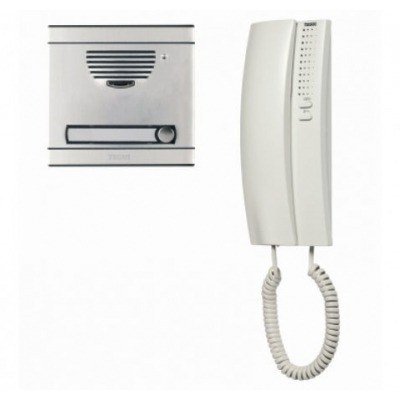 KIT PORTERO AUDIO 5 HILOS 1 VIVIENDA TEGUI EMPOTRAR