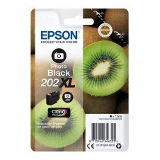 Cartucho Epson Kiwi Singlepack Photo Black 202XL Claria Premium Ink C13T02H14010