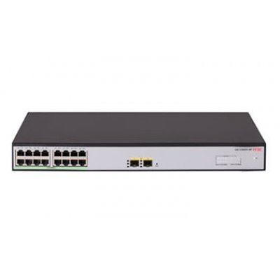 H3C LS-1600V2-18P-GL switch Gestionado Gigabit Ethernet (10/100/1000) Gris, Negro