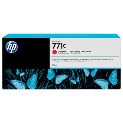 Cartucho de tinta DesignJet 771C rojo cromático de 775 ml