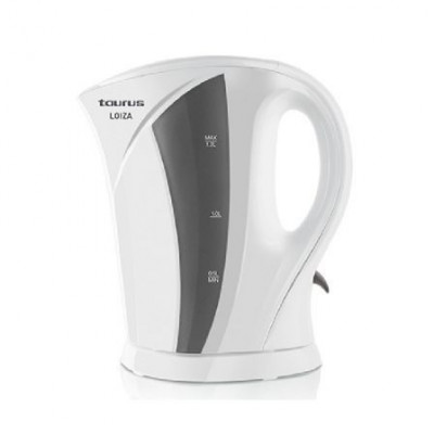 HERVIDOR TAURUS LOIZA - 1.7L - FILTRO EXTRAÍBLE - DESCONEXIÓN AUTOMÁTICA - RECOGE-CABLES - INTERRUPTOR ENCENDIDO/APAGADO