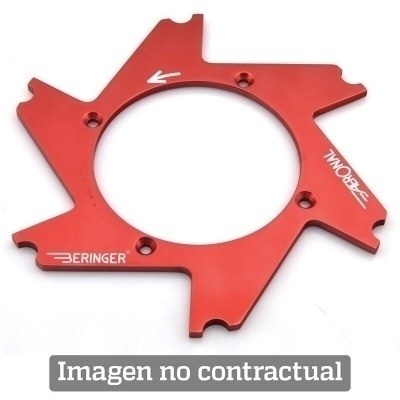 Parte central de disco Aeronal® Izquierda plana. Color TITANIO. (K12LGT) K12LGT