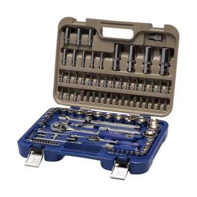 Juego carraca 1/2 1/4, vasos hexagonales, 101 piezas 129-101-4