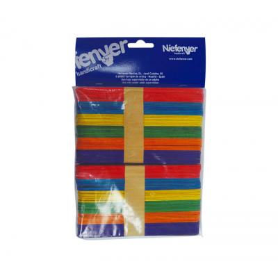 B.100 PALILLOS MEDICO NIEFENVER SURTIDO 0700103 - Color no elegible