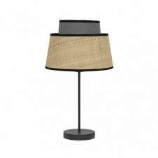 Sobremesa Jia 1xe14 Natural/gris 40x20x20 Cm