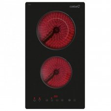 Cata TD 3002 BK Placa Vitrocerámica 2 Zonas 30cm Negra