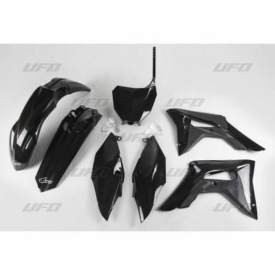 Kit plástica completo UFO Honda negro HOKIT119-001 HOKIT119@001