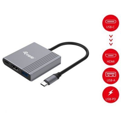 DOCKING USB-C EQUIP 133488 A 1xHDMI 4K USB-A USB-C PD 100W