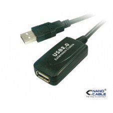 Nanocable Usb-a/m A Usb-a/h 5m Negro