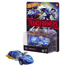 Coche hot wheels transformers twin mill