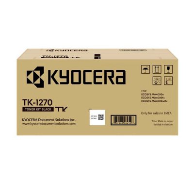 Kyocera TK1270 Negro Cartucho de Toner Original - 1T0C140NL0/TK1270