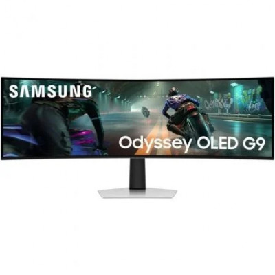 Monitor Ultraparonamico Curvo Gaming Samsung Odyssey OLED G9 G91SD S49DG910SU 49/ Dual QHD/ Multimedia/ 0.03ms/ 144Hz/ OLED/ Regulable en altura