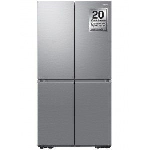 Frigorífico americano Samsung RF65DG960ESREF, 180 x 92 cm, 4 puertas, con display, inox