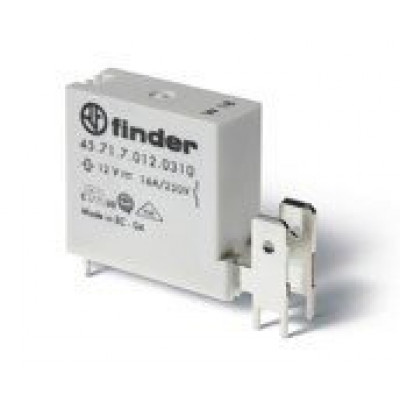 RELÉ 24Vdc 1Cto SPDT-NO SENSIBLE 16A/30Vdc FINDER 45.71.7.024.0310