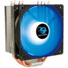 Ventilador disipador cpu deep gaming deep cyclone ii gaming. para intel y amd led azul