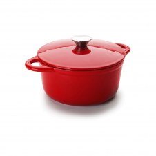 COCOTTE IBILI REDONDA 725921R 21X10 2,7L ROJA