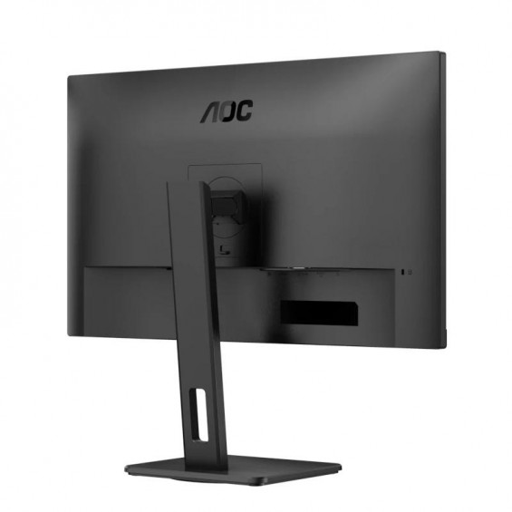 Monitor AOC 27E3QAF, 27 pulgadas, Full HD (1920×1080), IPS, 100 Hz, 4 ms GtG, altavoces, altura regulable, HDMI, DisplayPort, clase E, negro - imagen 3