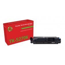 Remanufacturado Everyday Tóner Everyday? Negro remanufacturado de Xerox es compatible con Kyocera TK-5270K, Capacidad estándar