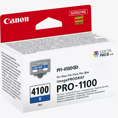 CANON Cartucho PFI-4100 Blue para PRO-1100, IPF6300 80ml