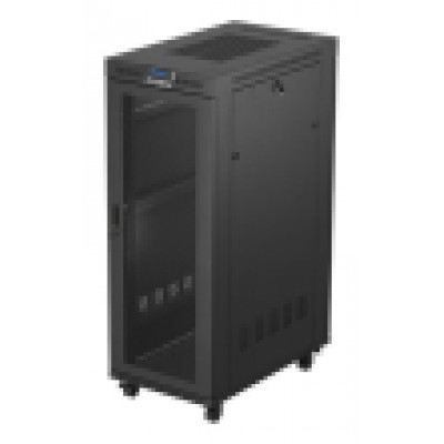 ARMARIO LANBERG RACK 19 32U 600X1000 FLAT PACK PUERTA PERFORADA DISPLAY LCD BK