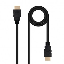 Cable HDMI Nanocable, V2.0, 4K@60Hz, 18Gbps, A/M-A/M, 2 metros