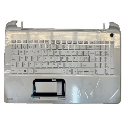 Top case + Teclado compatible para portátil TOSHIBA L50-B / L50-D Blanco A000296660