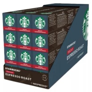 Pack de 12 cajas NESPRESSO STARBUCKS DARK ESP.DEC, 10 unidades por caja, 120 cápsulas en total