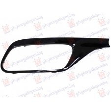 MOLDURA DE ESCAPE TRASERO NEGRA BRILLANTE (C63 AMG)