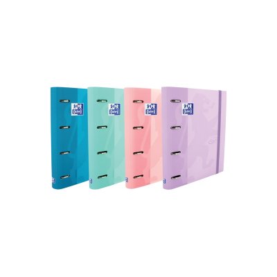 Oxford Touch A4+ Europeanbinder - Tapa Extradura Resistente - Lomo de 45mm - Anillas 4Dx35mm - Incluye Recambio 1 Linea - Colores Surtidos