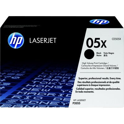 Cartucho de tóner original LaserJet 05X de alta capacidad negro