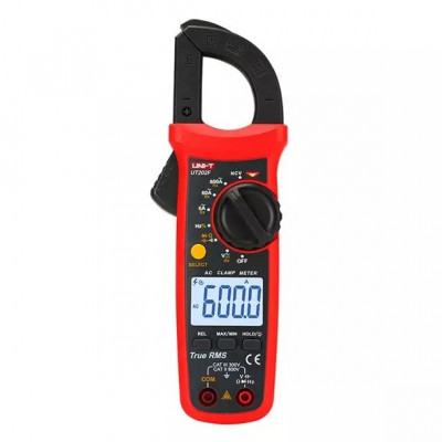 Pinza Amperimetrica 600A AC 600V AC/DC UNI-T UT202F