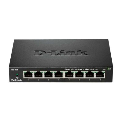 D-Link Switch 8 Puertos Fast Ethernet 10/100 Mbps