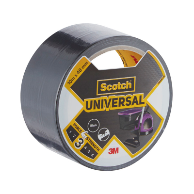 Cinta americana universal 3 10 m x 48 mm, negra