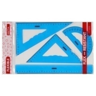 EQUIPO DIBUJO SAFTA FLEXIBLE 25 CENTIMET