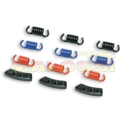 SET 9 muelles MHR Malossi para FLY o DELTA CLUTCH Negro/Blue/Rojo 29 8747 298747